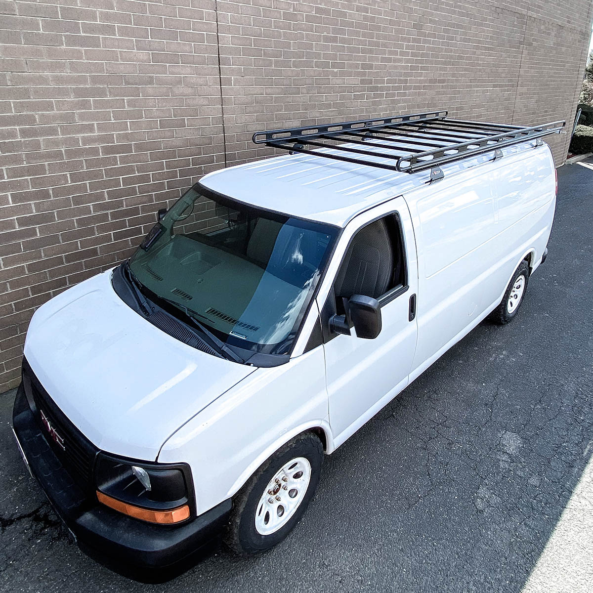 H2.1 Ladder Roof Rack For GMC Savana 1996-On 155 WB Extended