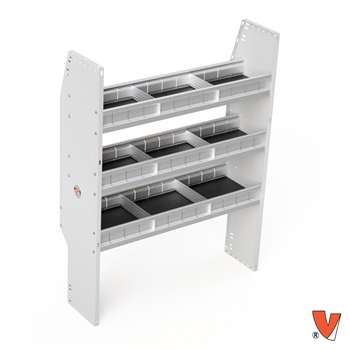 46" Height Aluminum Shelving Unit For Midsize Vehicles